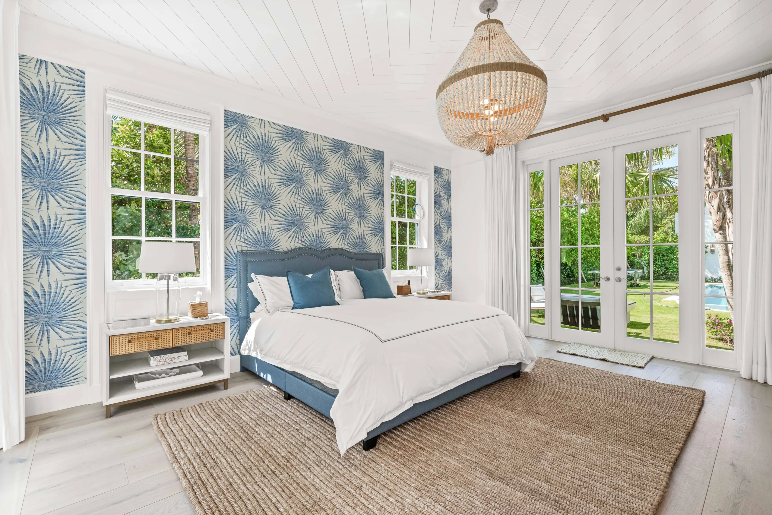 Master bathroom double vanity
