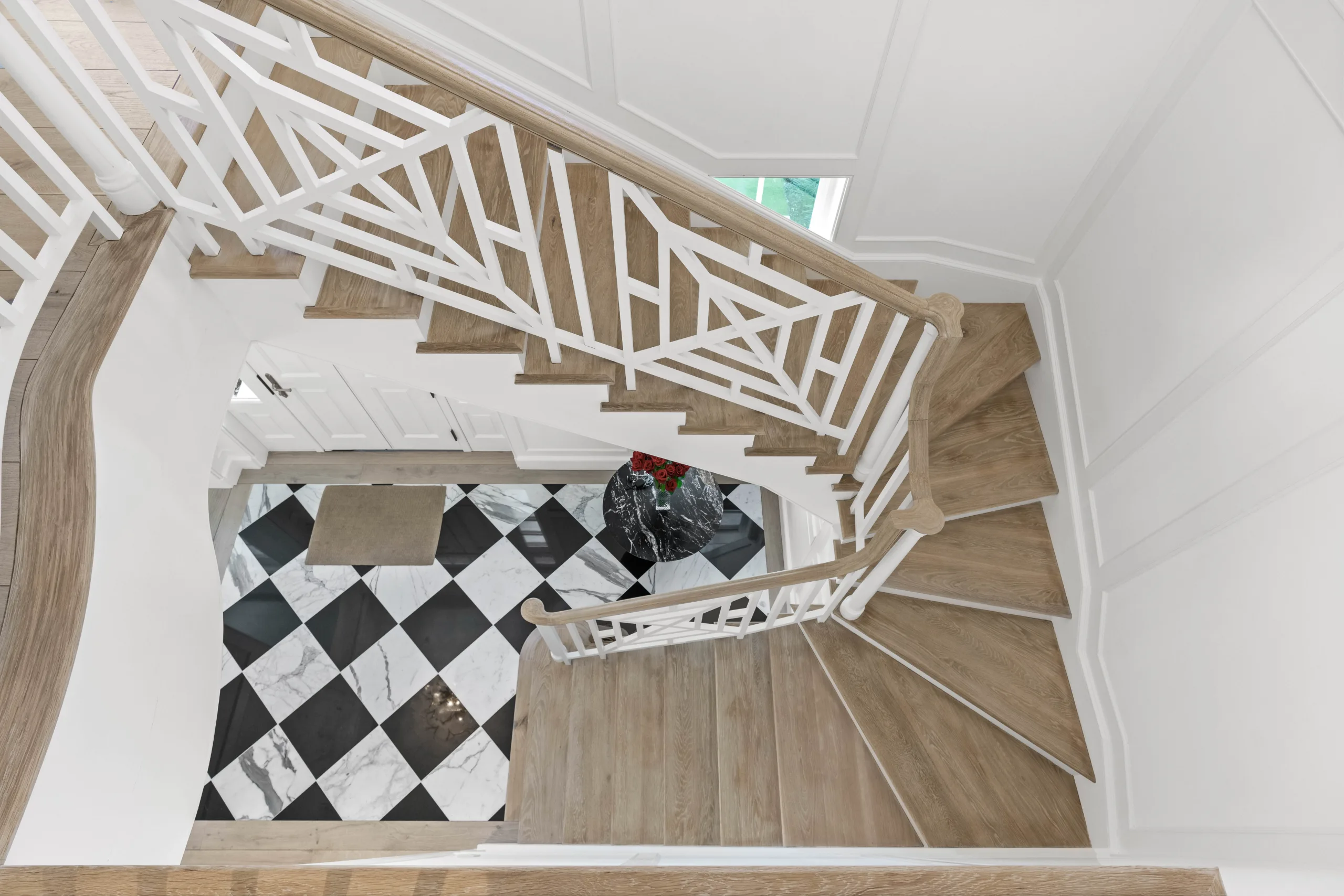 Luxury home staircase